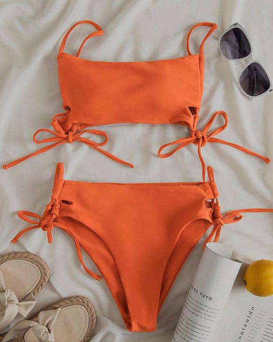Damen Bikini-Oberteil mit individuell verstellbaren Seitenbändern R&B