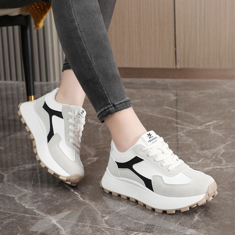 Damen Sportliche Sneaker mit dämpfendem Sohlenprofil und atmungsaktiver Oberflächenstruktur R&B