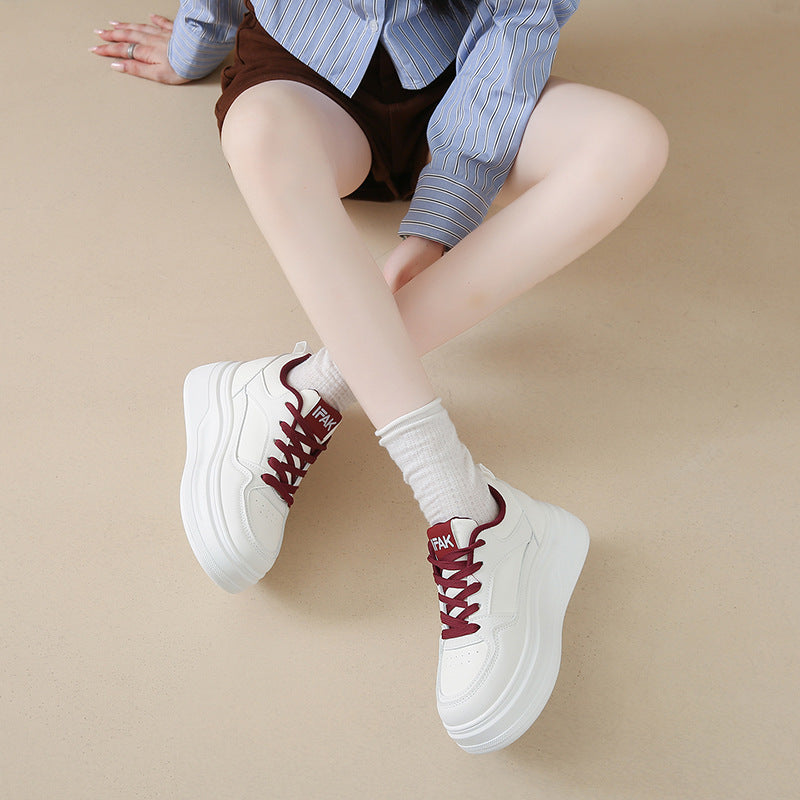Damen Bequeme Plateau Sneakers mit hervorragender Dämpfung und atmungsaktivem Obermaterial R&B