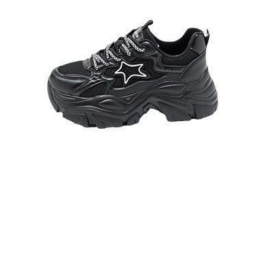 Damen Komfortable Chunky Sneakers mit einzigartigem Stern-Design R&B