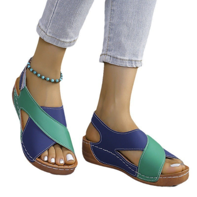 Damen Komfortable Sandalen mit atmungsaktiven Einsätzen und ergonomischem Fußbett R&B