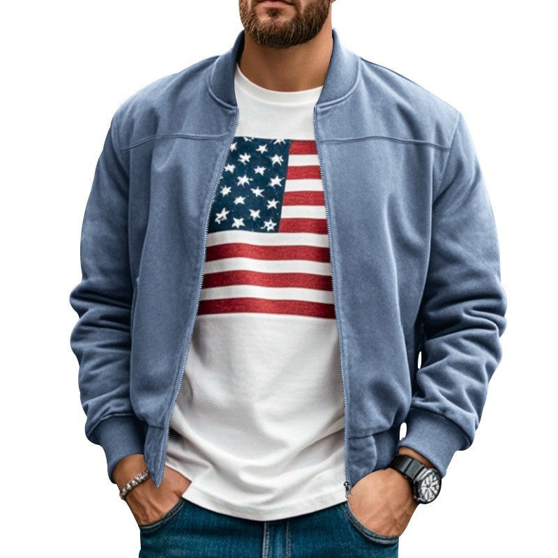 Herren Bomberjacke mit modernem Schnitt und praktischen Taschen R&B