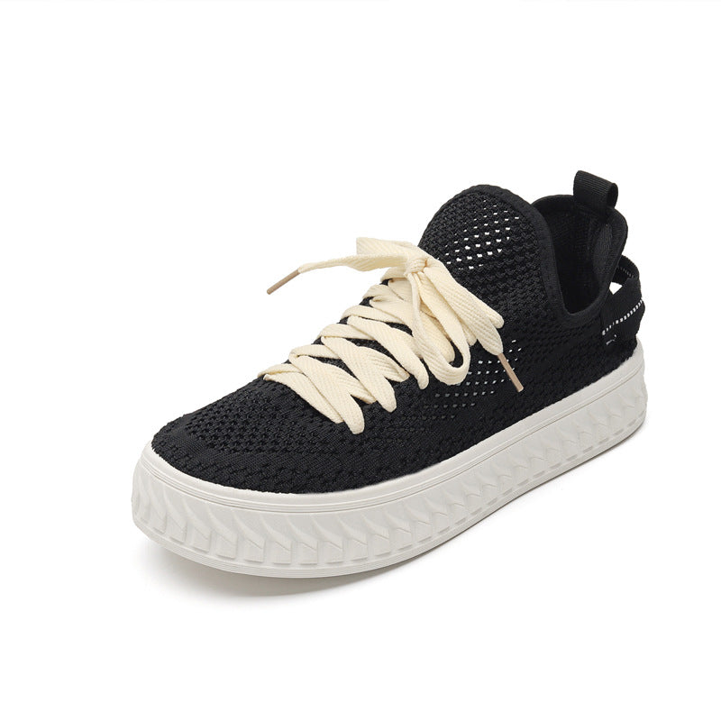 Damen Sportliche und atmungsaktive Sneaker mit flexiblem Sohlenprofil R&B