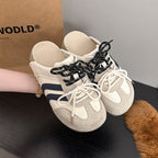 Damen modische Sneakers mit innovativem Schnürsystem und atmungsaktivem Obermaterial