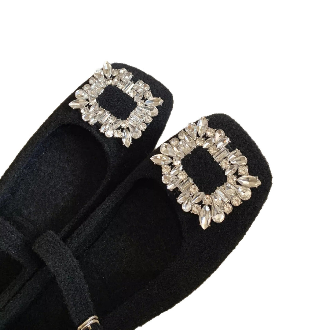 Damen Filz-Pantoletten mit eleganter Schleifenapplikation R&B
