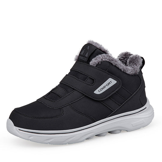 Damen isolierte Winter-Sneaker mit praktischem Klettverschluss und weichem Innenfutter R&B