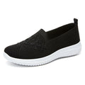 Damen Bequeme Slip-On Sneakers mit dekorativem Blumenmuster R&B