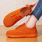 Damen Atmungsaktive Sneaker mit elastischem Lederoberteil R&B
