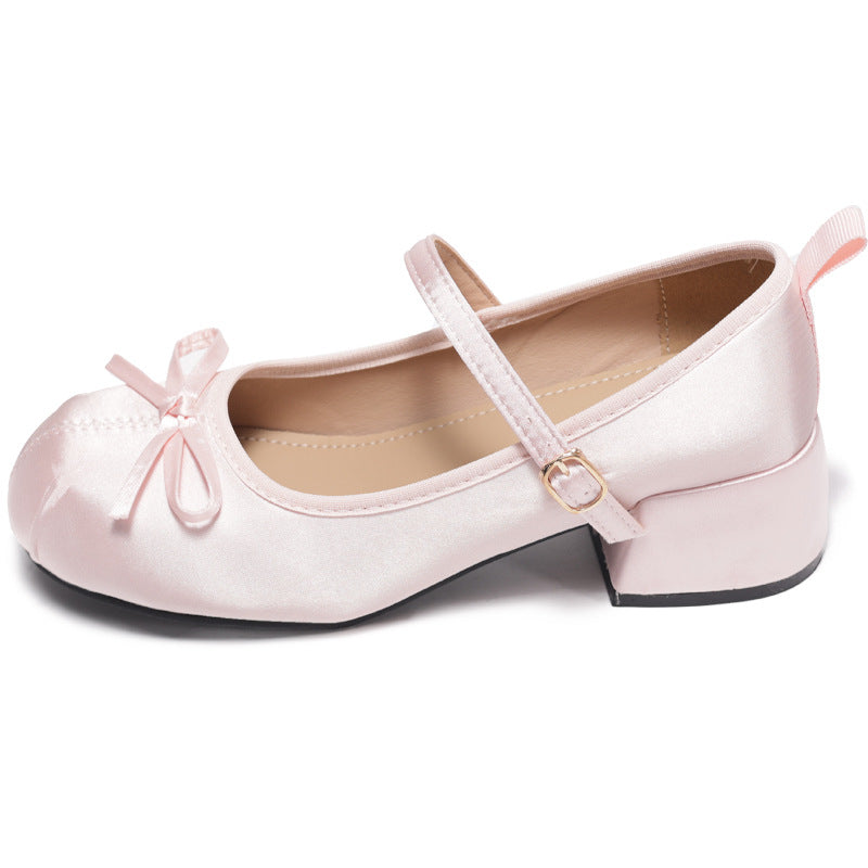 Damen Ballerinas mit elegantem Riemchen und zierlichem Schleifenakzent R&B