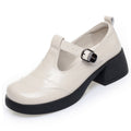 Damen Riemchenpumps mit stabilem Blockabsatz und modischem Riemchen