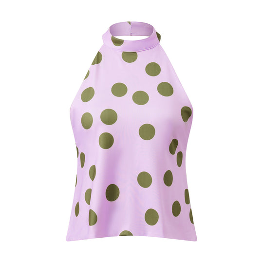 Damen Haltertop mit blühendem Design R&B