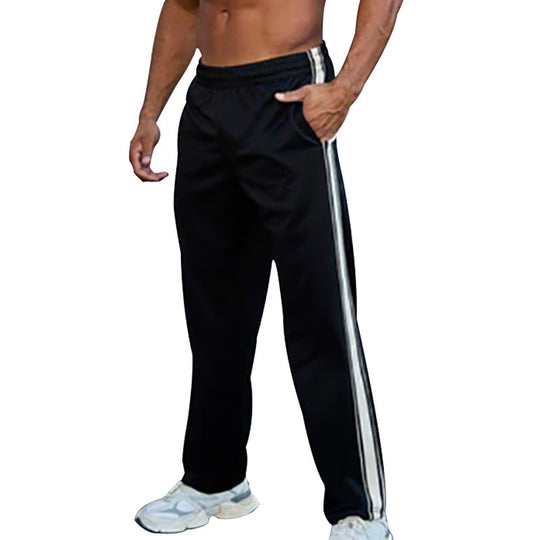 Herren Sportliche Trainingshose mit funktionalem Schnitt und seitlichen Einschubtaschen R&B