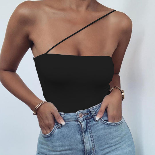 Damen Einseitiger Badeanzug mit figurbetonender Silhouette R&B