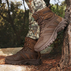 Herren hochgeschnittene Tactical Boots mit strapazierfähigem Obermaterial und rutschfester Sohle R&B