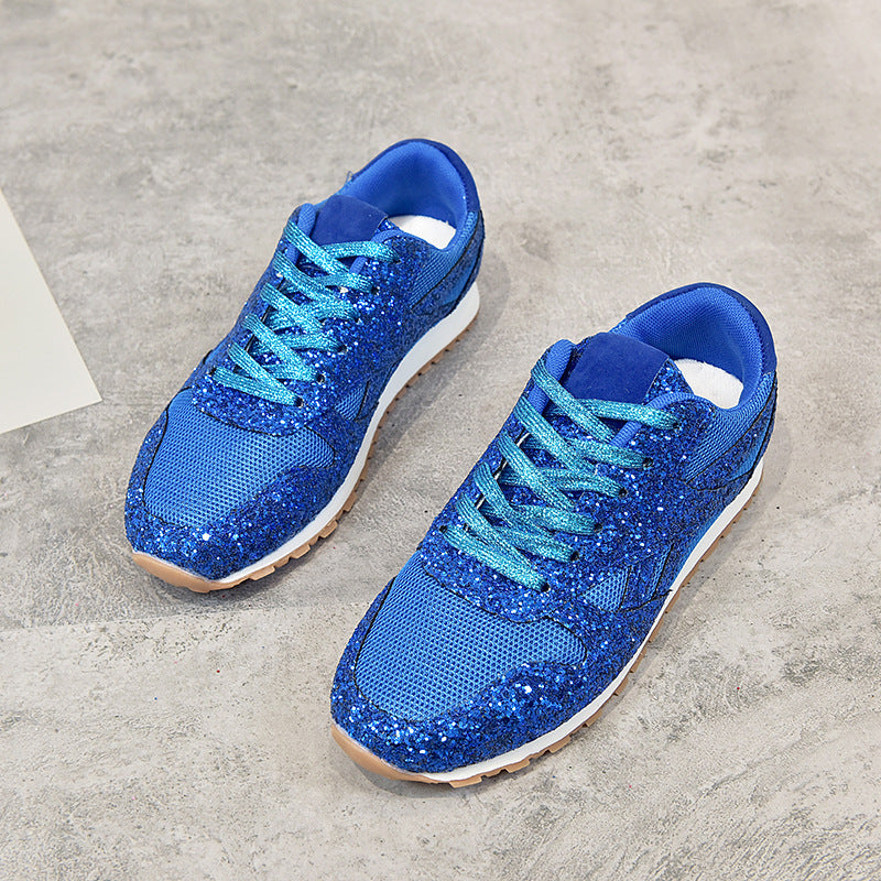 Damen Glänzende Sneaker