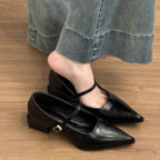 Damen elegante Slingback Pumps mit modischem Riemchen R&B