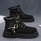 Damen robuste Winterboots mit modischen Details
