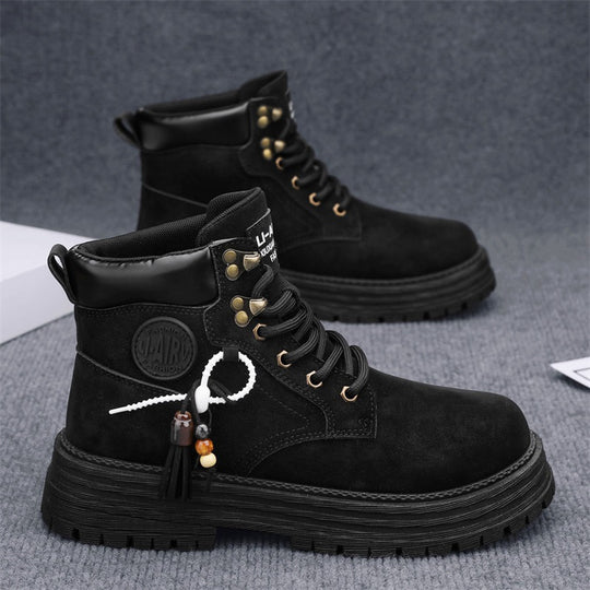 Damen robuste Winterboots mit modischen Details R&B