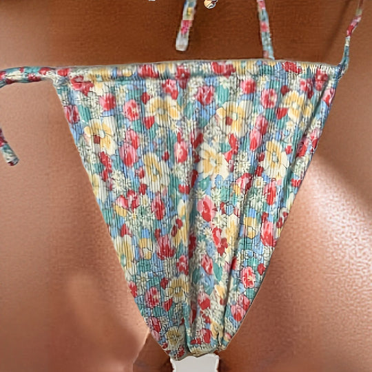 Damen Triangel-Bikini mit verstellbaren Bindebändern R&B