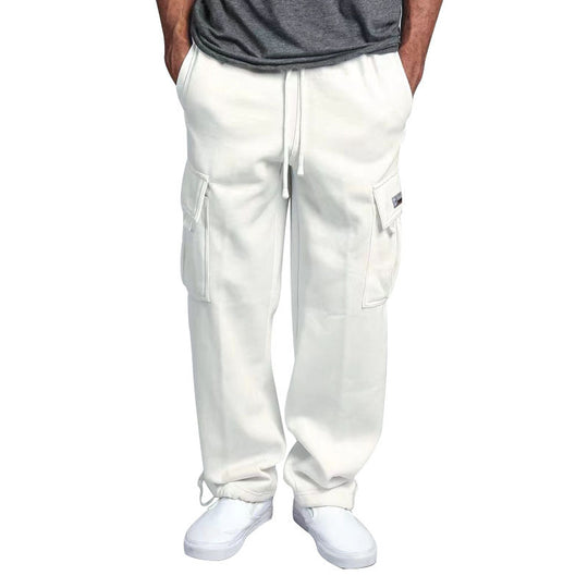 Herren Cargo-Jogginghose mit elastischem Bund und multifunktionalen Taschen R&B