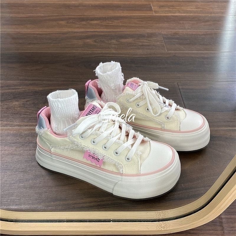 Damen Skate-Sneaker mit modischem Knöcheln und komfortabler Sohle