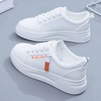 Damen Sportliche Sneakers mit robuster Gummisohle und atmungsaktiver Oberflächenstruktur
