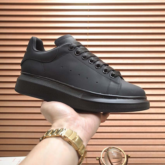 Damen Sportliche Sneakers mit modischer Lederspitze und gepolsterter Sohle R&B