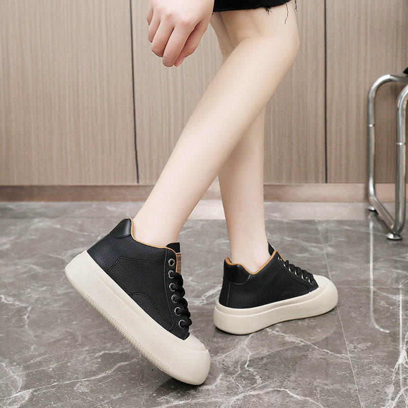 Damen lässige High-Top Sneakers mit dämpfendem Sohlenprofil und strapazierfähigem Obermaterial R&B