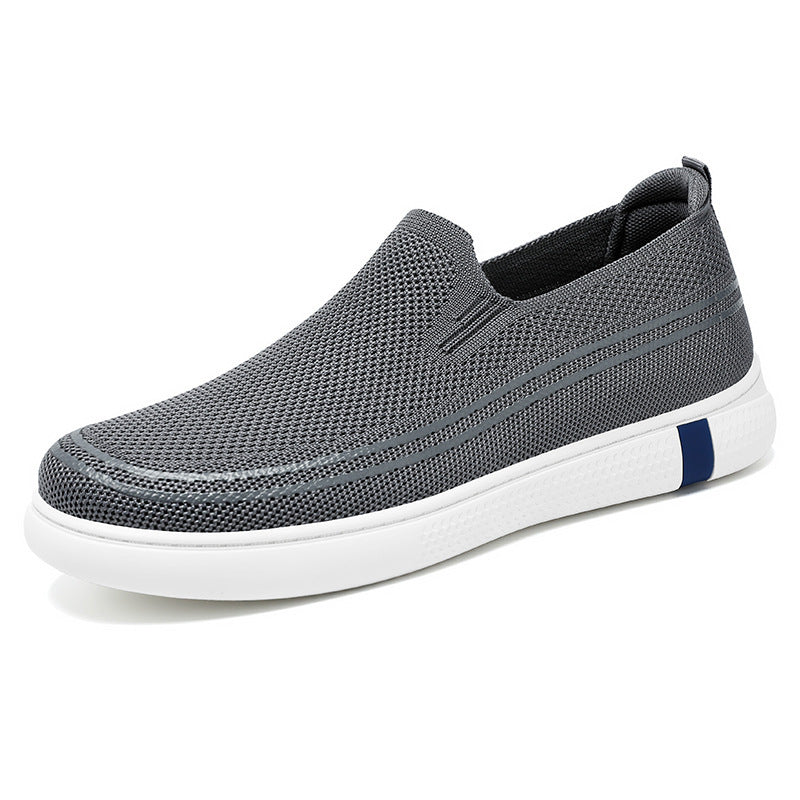 Damen Bequeme Slip-On Freizeitschuhe mit atmungsaktiver Mesh-Oberfläche