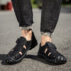 Damen Bequeme Sandalen mit verstellbarem Riemen und rutschfester Sohle R&B