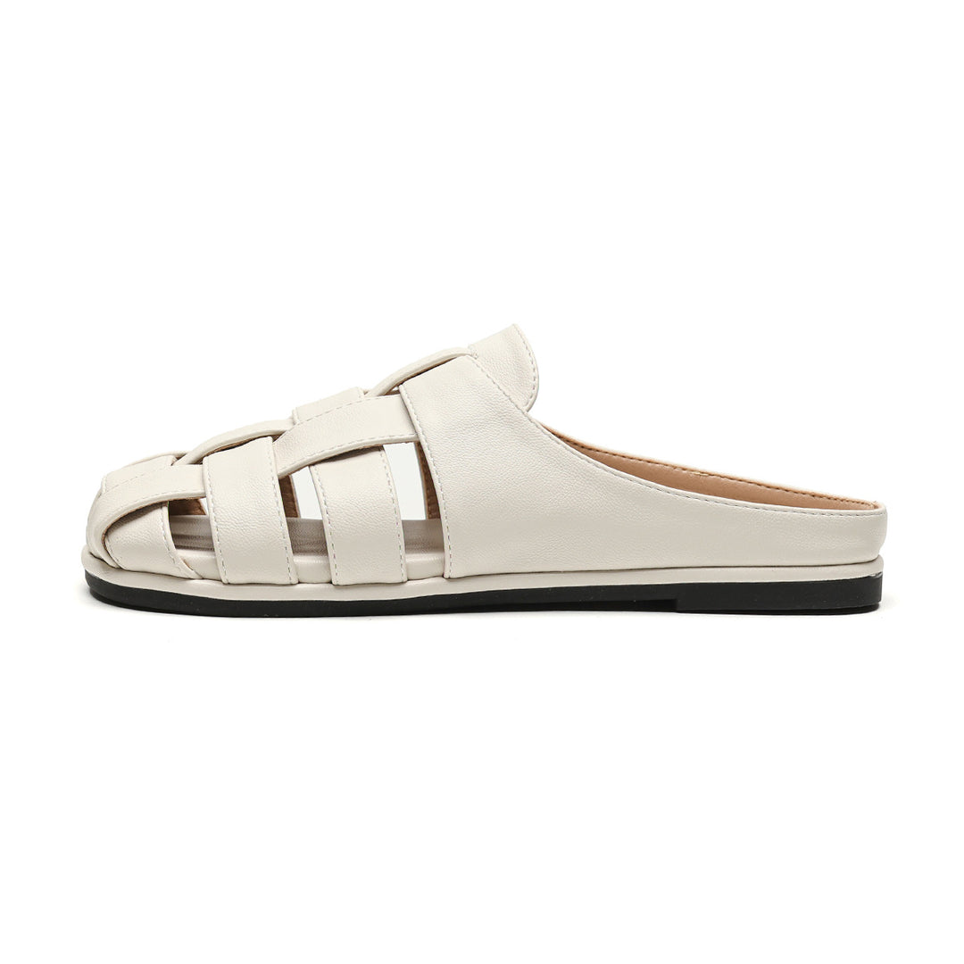 Damen Komfortable und stilvolle Clogs mit hübscher Faltendetail R&B