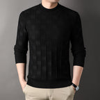 Herren Feinstrickpullover mit modernem Strukturdesign R&B
