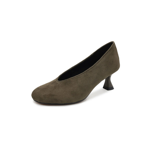 Damen elegante Pumps mit modischem Trichterabsatz R&B
