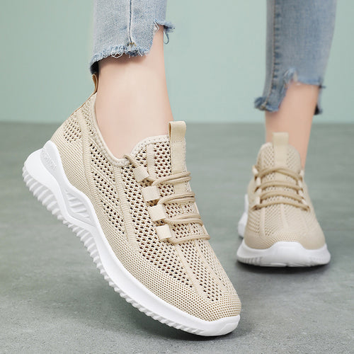 Damen Atmungsaktive Freizeitschuhe mit flexiblem Mesh-Obermaterial R&B