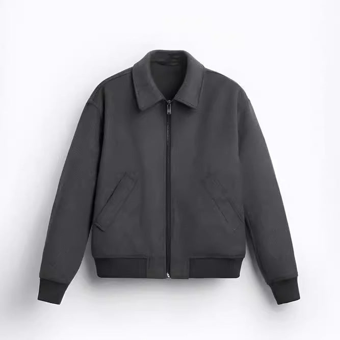 Damen Fleece-Bomberjacke mit praktischen Seitentaschen und modernem Schnitt R&B