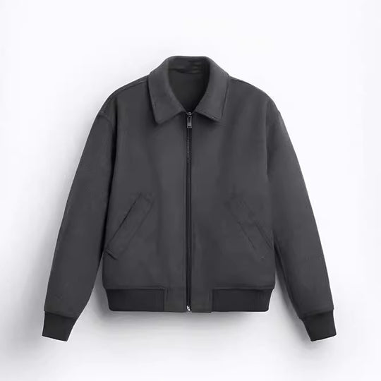 Damen Fleece-Bomberjacke mit praktischen Seitentaschen und modernem Schnitt R&B