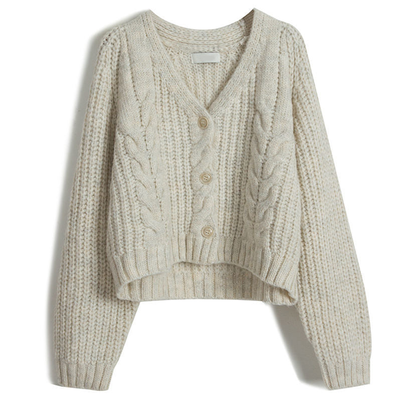 Damen Kuscheliger Strickcardigan mit dekorativem Zopfmuster R&B