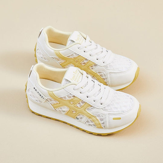 Damen Sportliche Sneakers mit atmungsaktiver Netzoberfläche und komfortabler Dämpfung R&B