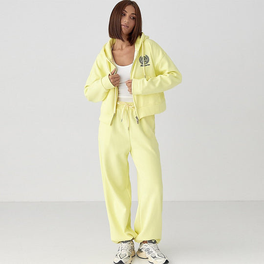 Damen lässiges Sweatshirt- und Jogginghose-Set R&B