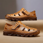 Damen Bequeme Lederfreizeitschuhe mit verstellbarem Klettverschluss R&B