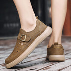 Damen Atmungsaktive Freizeitsneaker mit modischer Schnalle R&B