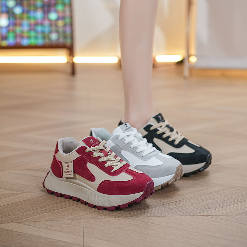 Damen Sportliche Sneaker mit atmungsaktiven Mesh-Einsätzen und dämpfender Sohle