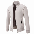 Herren leichte Strickjacke mit modernem Zipper und sportlichem Design