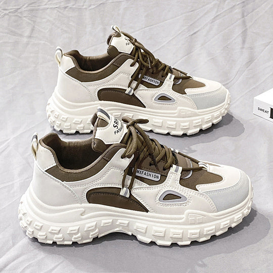 Damen modische Chunky Sneakers mit griffiger Sohle R&B