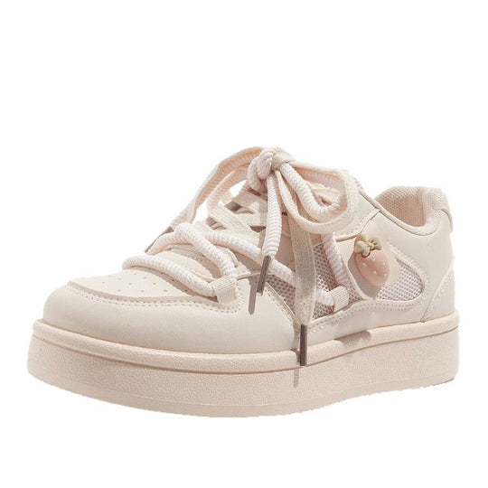 Damen Sneakers mit atmungsaktiven Mesh-Einsätzen und dekorativen Details R&B