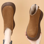 Damen Winterstiefeletten mit bequemem Fleece-Futter
