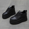 Damen modische Plateau Sneakers