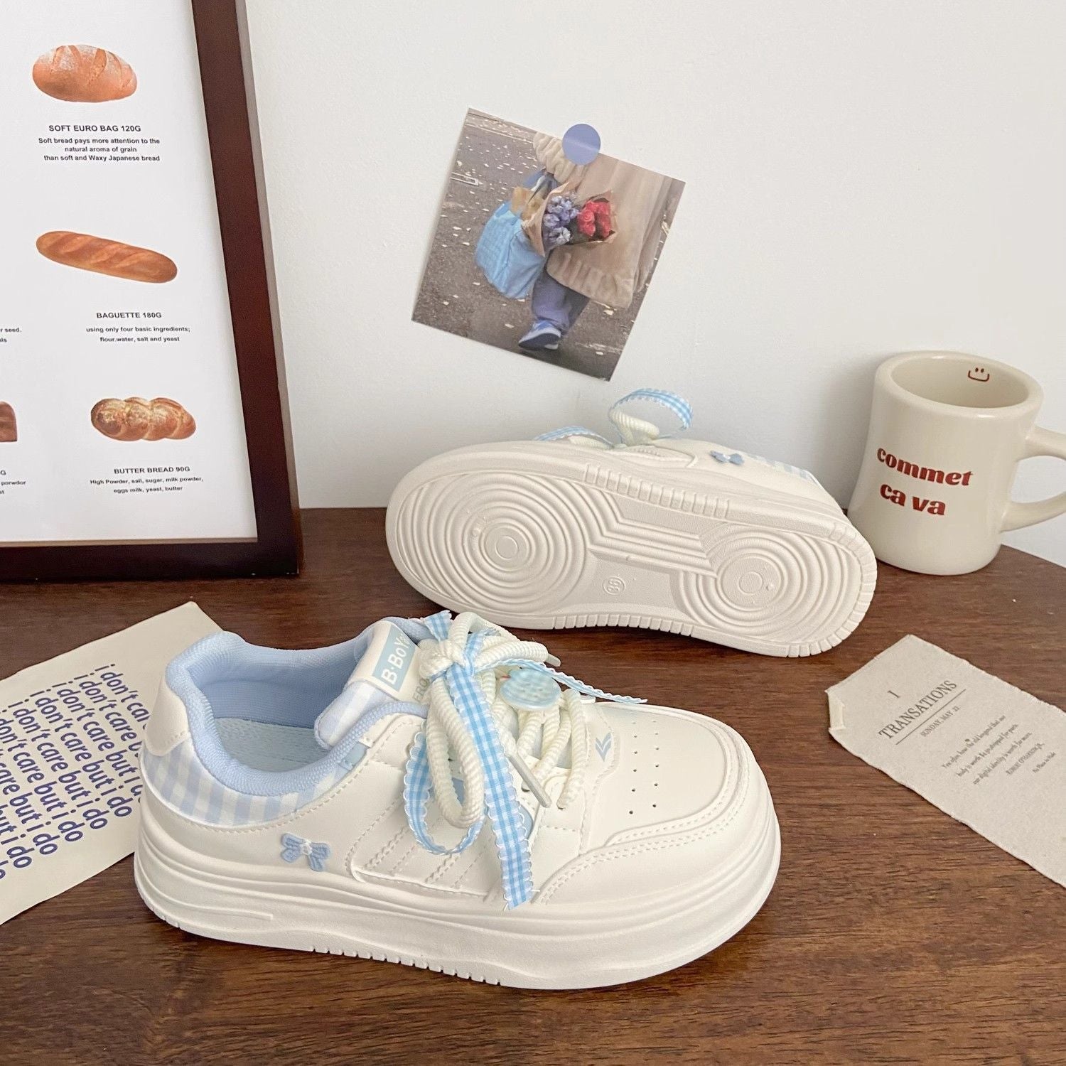 Damen Sneakers mit verspieltem Design und atmungsaktiver Sohle