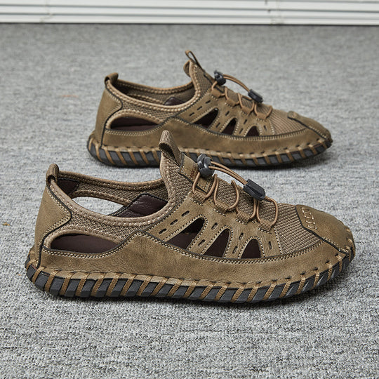 Herren Atmungsaktive Outdoor-Schnellschnürsandalen R&B