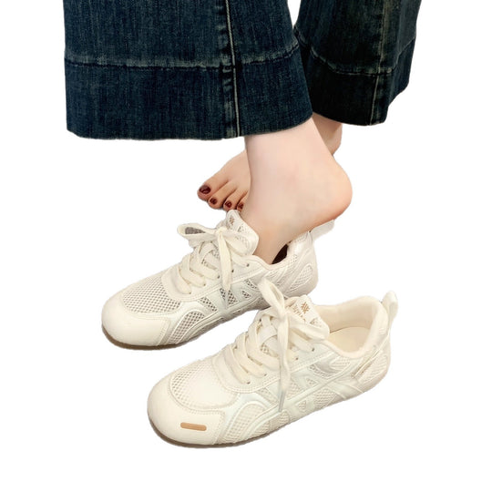 Damen Sportliche Sneakers mit atmungsaktiver Mesh-Oberfläche und stoßdämpfender Sohle R&B